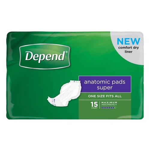 Depend Anatomic Pads | Packet - Image 3