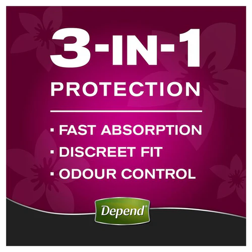 Depend Real Fit Regular Underwear for Women | Pack of 8 - Image 6