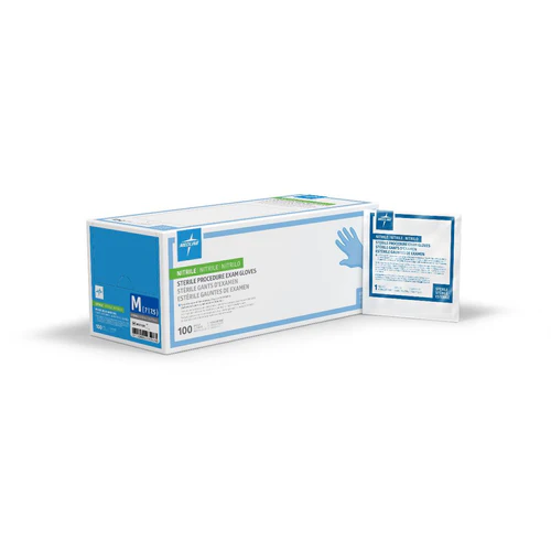 Medline Sterile Nitrile Exam Gloves | Pack of - Image 4