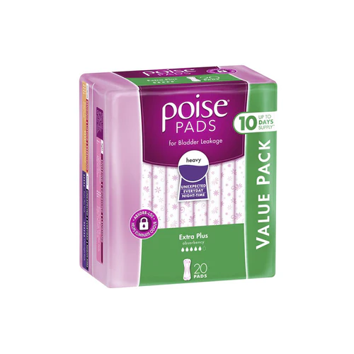 Poise Pads Extra Plus BULK PACK | 20 per packet